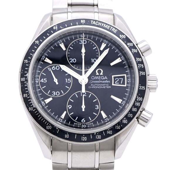 Omega Speedmaster Date 3210.50 Automatic Watch Stainless Steel Black Dial 019...